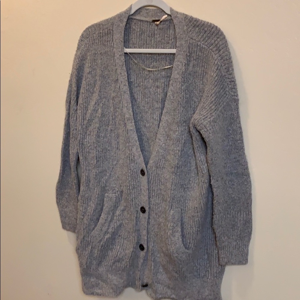 Free People oversized knit cardigan